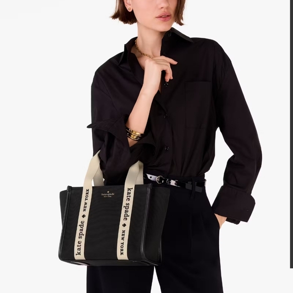 Kate Spade Kip Canvas Small Tote - Picture 2 of 5